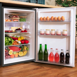 Cecotec mini frigo bolero coolmarket tt 133 l noir. mini réfrigérateur 133l, porte réversible, dégivrage automatique, led,classe
