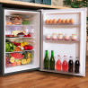 Cecotec mini frigo bolero coolmarket tt 133 l noir. mini réfrigérateur 133l, porte réversible, dégivrage automatique, led,classe