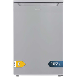 Cecotec Mini Réfrigérateur 107 L Bolero CoolMarket TT 107 Inox, Classe Énergétique E, Économie d'Énergie, Porte Réversible, Faib