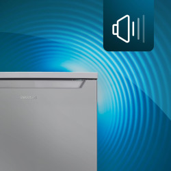 Cecotec Mini Réfrigérateur 107 L Bolero CoolMarket TT 107 Inox, Classe Énergétique E, Économie d'Énergie, Porte Réversible, Faib