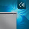 Cecotec Mini Réfrigérateur 107 L Bolero CoolMarket TT 107 Inox, Classe Énergétique E, Économie d'Énergie, Porte Réversible, Faib