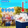 Kesser® Glacière 24 litres | REFROIDIT et RÉCHAUFFE | Glacière thermoélectrique 12 Volts et 230 Volts | Mini-réfrigérateur | pou