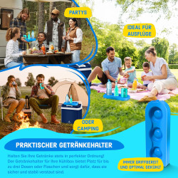 Kesser® Glacière 24 litres | REFROIDIT et RÉCHAUFFE | Glacière thermoélectrique 12 Volts et 230 Volts | Mini-réfrigérateur | pou