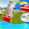 Kesser® Glacière 24 litres | REFROIDIT et RÉCHAUFFE | Glacière thermoélectrique 12 Volts et 230 Volts | Mini-réfrigérateur | pou