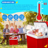 Kesser® Glacière 24 litres | REFROIDIT et RÉCHAUFFE | Glacière thermoélectrique 12 Volts et 230 Volts | Mini-réfrigérateur | pou