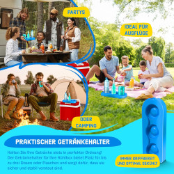 Kesser® Glacière 24 litres | REFROIDIT et RÉCHAUFFE | Glacière thermoélectrique 12 Volts et 230 Volts | Mini-réfrigérateur | pou