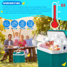 KESSER Glacière 24 litres | Refroidissement et chaleur | Glacière électrique thermique 12 V et 230 V | Boîte isotherme pour voit