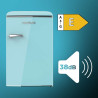 Cecotec Mini Frigo Rétro de 110 L Bolero CoolMarket TT Origin 110 Bleu E. Mini Réfrigérateur, Classe E, ICEBOX, LED Intérieur, P