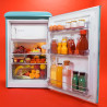 Cecotec Mini Frigo Rétro de 110 L Bolero CoolMarket TT Origin 110 Bleu E. Mini Réfrigérateur, Classe E, ICEBOX, LED Intérieur, P