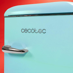 Cecotec Mini Frigo Rétro de 110 L Bolero CoolMarket TT Origin 110 Bleu E. Mini Réfrigérateur, Classe E, ICEBOX, LED Intérieur, P