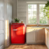 Cecotec Mini Frigo Rétro de 110 L Bolero CoolMarket TT Origin 110 Rouge E. Mini Réfrigérateur, Classe E, ICEBOX, LED Intérieur, 