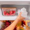 Cecotec Mini Frigo Rétro de 110 L Bolero CoolMarket TT Origin 110 Rouge E. Mini Réfrigérateur, Classe E, ICEBOX, LED Intérieur, 