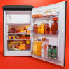 Cecotec Mini Frigo Réfrigérateur Rétro Bolero CoolMarket TT Origin 110 Noir E. Mini Frigo Rétro avec une capacité de 110L, Class
