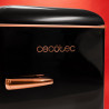Cecotec Mini Frigo Réfrigérateur Rétro Bolero CoolMarket TT Origin 110 Noir E. Mini Frigo Rétro avec une capacité de 110L, Class