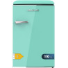 Cecotec Mini Frigo Rétro de 110 L Bolero CoolMarket TT Origin 110 Vert E. Mini Réfrigérateur, Classe E, ICEBOX, LED Intérieur, P