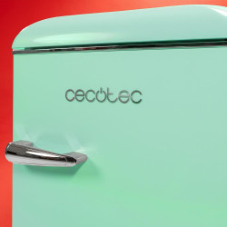 Cecotec Mini Frigo Rétro de 110 L Bolero CoolMarket TT Origin 110 Vert E. Mini Réfrigérateur, Classe E, ICEBOX, LED Intérieur, P