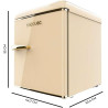 Cecotec mini frigo bolero coolmarket tt origin 45 beige e. réfrigérateur hauteur 55cm et largeur 44,7cm, classe énergétique e, b