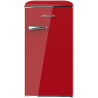 Cecotec Mini Réfrigérateur Rétro de 90 L Bolero CoolMarket TT Origin 90 Rouge. Mini Frigo avec ICEBOX, LED Intérieur, Poignée Ch