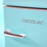 Cecotec mini frigo retro bolero coolmarket tt origin 103 bleu e. mini réfrigérateur bleu, 89,3 cm haut et 48,7 cm large, 95l de 