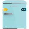 Cecotec mini frigo bolero coolmarket tt origin 45 bleu. réfrigérateur de table rétro, 45l, 55 cm de haut et 44,7 cm de large, cl