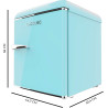 Cecotec mini frigo bolero coolmarket tt origin 45 bleu. réfrigérateur de table rétro, 45l, 55 cm de haut et 44,7 cm de large, cl