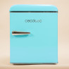 Cecotec mini frigo bolero coolmarket tt origin 45 bleu. réfrigérateur de table rétro, 45l, 55 cm de haut et 44,7 cm de large, cl