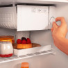 Cecotec mini frigo bolero coolmarket tt origin 45 bleu. réfrigérateur de table rétro, 45l, 55 cm de haut et 44,7 cm de large, cl