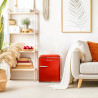 Cecotec Mini Frigo Bolero CoolMarket TT Origin 45 Rouge. Réfrigérateur de Table Rétro 45L, 55 cm de Haut, 44,7 cm de Large, Clas