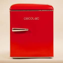 Cecotec Mini Frigo Bolero CoolMarket TT Origin 45 Rouge. Réfrigérateur de Table Rétro 45L, 55 cm de Haut, 44,7 cm de Large, Clas