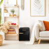 Cecotec mini frigo bolero coolmarket tt origin 45 noir e. réfrigérateur hauteur 55cm et largeur 44,7cm, classe énergétique e, ba