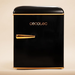 Cecotec mini frigo bolero coolmarket tt origin 45 noir e. réfrigérateur hauteur 55cm et largeur 44,7cm, classe énergétique e, ba