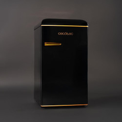 Cecotec mini frigo retro bolero coolmarket tt origin 103 noir e. mini réfrigérateur noir, 89,3 cm haut and 48,7 cm large, 95 l d