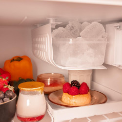 Cecotec mini frigo bolero coolmarket tt origin 45 vert e. réfrigérateur hauteur 55cm et largeur 44,7cm, classe énergétique e, ba