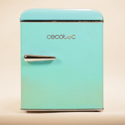 Cecotec mini frigo bolero coolmarket tt origin 45 vert e. réfrigérateur hauteur 55cm et largeur 44,7cm, classe énergétique e, ba