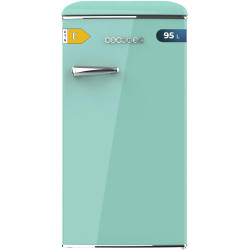 Cecotec mini frigo retro bolero coolmarket tt origin 103 vert e. mini réfrigérateur vert, 89,3 cm de haut et 48,7 cm de large, 9