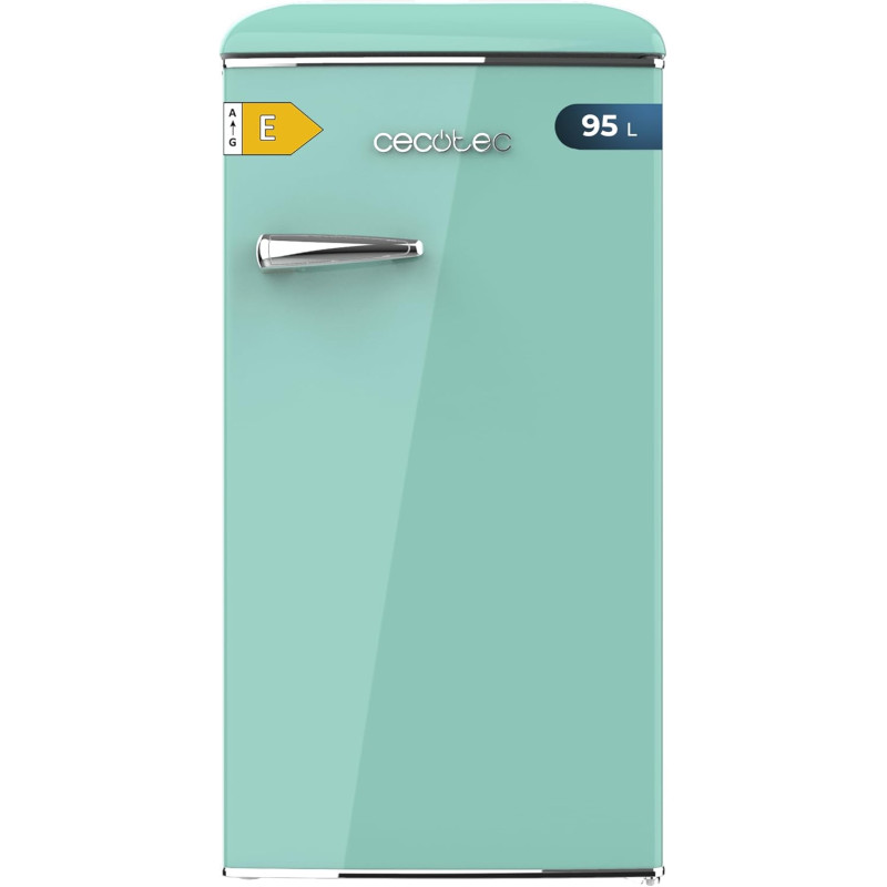 Cecotec mini frigo retro bolero coolmarket tt origin 103 vert e. mini réfrigérateur vert, 89,3 cm de haut et 48,7 cm de large, 9