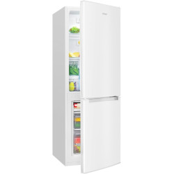Bomann, KG7359 Réfrigérateur et Congélateur 173L Blanc - 121L Réfrigérateur, 52L Congélateur 4 Étoiles, Éclairage LED, Alarme d'