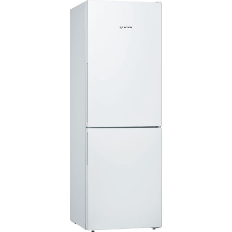 Bosch KGV33VWEAS, Série 4, Réfrigérateur congélateur, Pose libre, 176 x 60 cm, 195 L / 94 L, Blanc