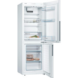 Bosch KGV33VWEAS, Série 4, Réfrigérateur congélateur, Pose libre, 176 x 60 cm, 195 L / 94 L, Blanc