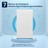 Petit Frigo, 91L, Température Réglable 2-8℃, Micro-Congélateur -3-0℃, Silencieux, Porte Réversible, Mini Réfrigérateur pour Cham