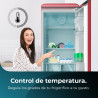 Cecotec Réfrigérateur Combiné Rétro 300L Bolero CoolMarket Combi Origin 300 Rouge E, Classe E, LED Intérieur, Crisper Box, Contr