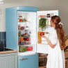 Cecotec réfrigérateur combi rétro bolero coolmarket combi origin 294+ bleu e. réfrigérateur rétro bleu, 294l, total no frost, cl