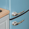 Cecotec réfrigérateur combi rétro bolero coolmarket combi origin 294+ bleu e. réfrigérateur rétro bleu, 294l, total no frost, cl