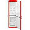 Cecotec Réfrigérateur combiné rétro à deux portes 294 L Bolero CoolMarket Combi Origin 294 Rouge. Hauteur 190 cm et largeur 60 c