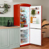 Cecotec refrigerateur congelateur combiné bolero coolmarket combi origin 294+ rouge e. réfrigérateur 294l, rouge rétro, no frost