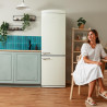 Cecotec réfrigérateur congélateur combine bolero coolmarket combi origin 294+ beige e. réfrigérateur combine avec total no frost