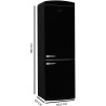 Cecotec réfrigérateur combi rétro bolero coolmarket combi origin 294+ noir e. réfrigérateur rétro noir, 294l, total no frost, cl