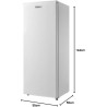 FrigeluX Réfrigérateur Armoire Blanc RA235BE 230L