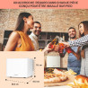 Klarstein Mini Frigo de Chambre pour Boissons, Petit Silencieux, Bar Intérieur, Bières, Vins, Refrigerateur Camping, 3 Niveaux R