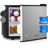 KLARSTEIN Mini Frigo de Chambre pour Boissons, Silencieux, Mini Bar Intérieur, Bières, Vins, Petit Refrigerateur Camping, 3 Nive